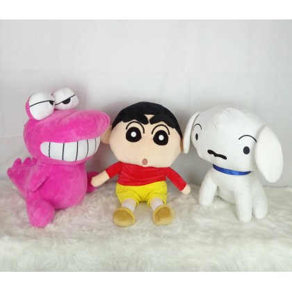 {READY STOCK} ORIGINAL CRAYON SHINCHAN FAMILY SOFTTOYS/PLUSHTOYS/KIDSTOYS 70CM 正版蜡笔小新家族娃娃玩具公仔70厘米 Patung Beruang